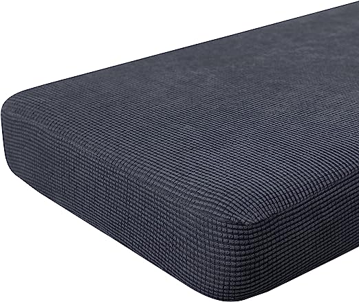 Hokway Couch Cushion Covers Stretch Cushion Covers Sofa Seat (Dark