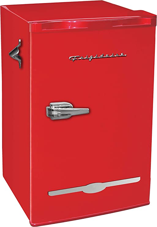 R.W.FLAME Double Door 3.2 Cubic Feet cu. ft. Compact Refrigerator