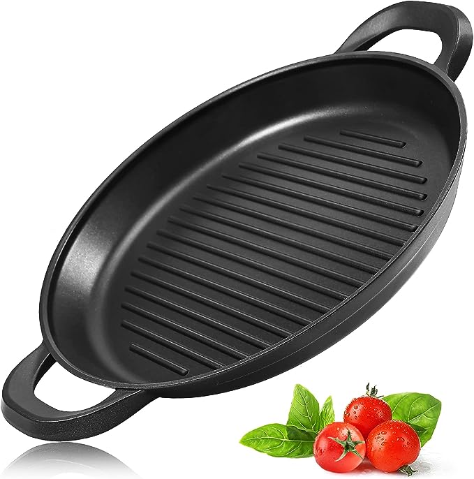 Vinchef Nonstick Grill Pan for Stove tops, 13.0 Skillet