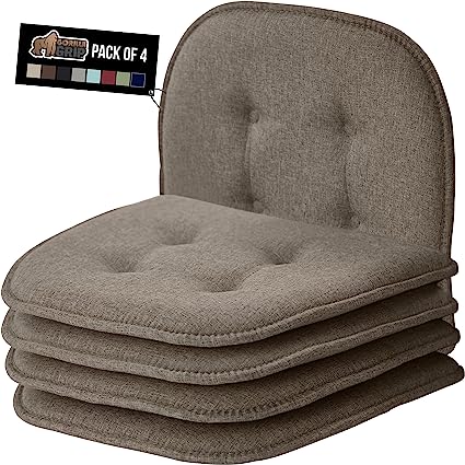 Gorilla Grip  Memory Foam Tufted Chair Cushions