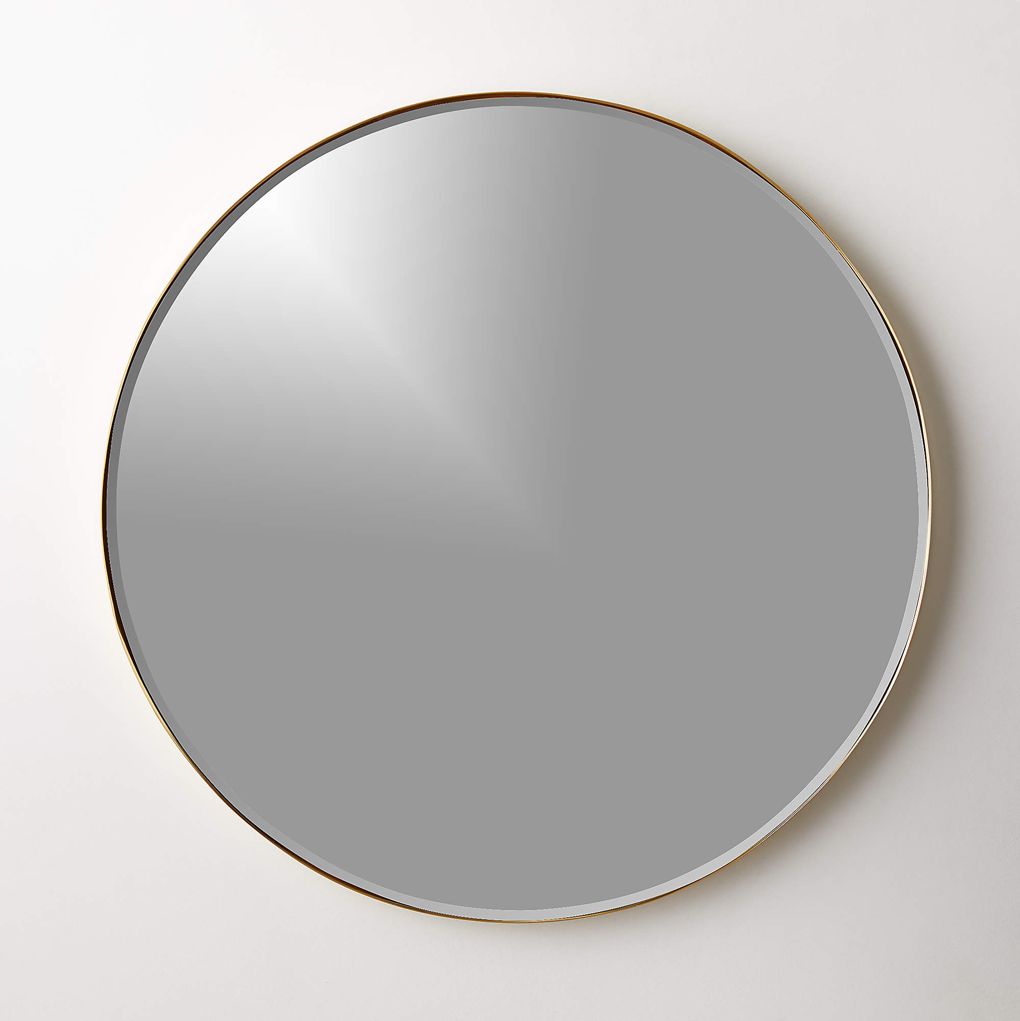 Half-Moon Metal Wall Mirror - Small