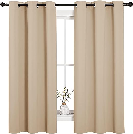 NICETOWN Thermal Insulated Grommet Room Darkening Curtains