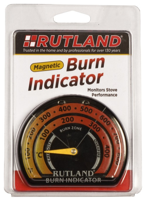 Rutland 701 Magnetic Stove Pipe Thermometer, 100°F to 800°F