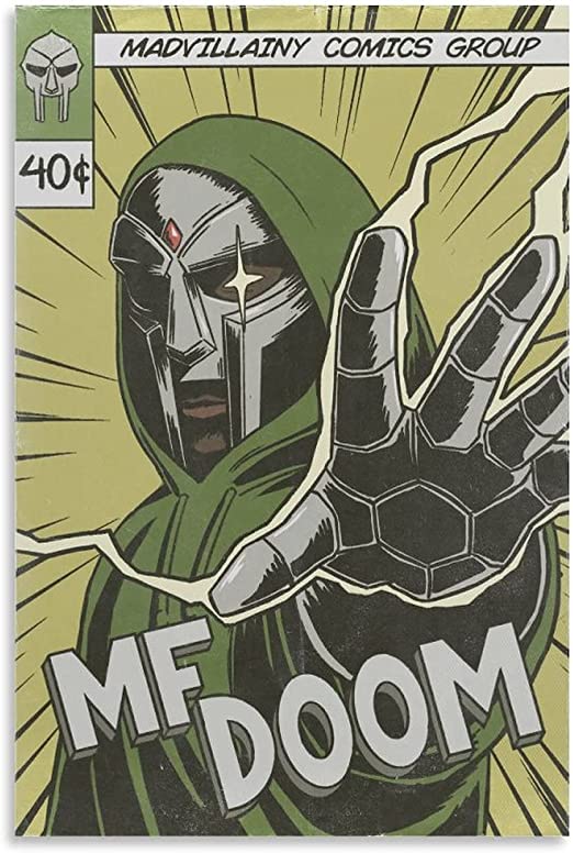 MF Doom Madvillainy Comics Group Music Canvas Art Poster | Amazon