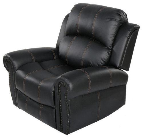 LACOO Big and Tall Black Power Lift Recliner Chair for Elderly