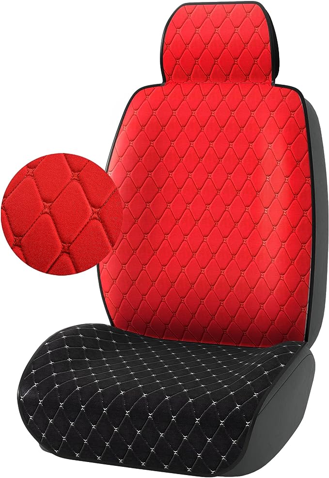 6PCS 3D Foam Cushion Back Support Universal Fit Front Car Seat Cover – Car  Pass