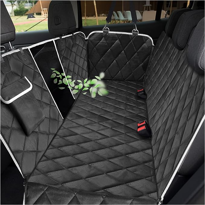 Dog Seat Covers for Backseat Car Hammock for Dogs Waterproof Mesh