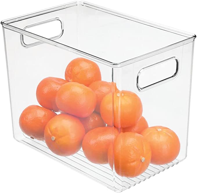 Pikanty - 15 Refrigerator organizer bin clear. Made in USA