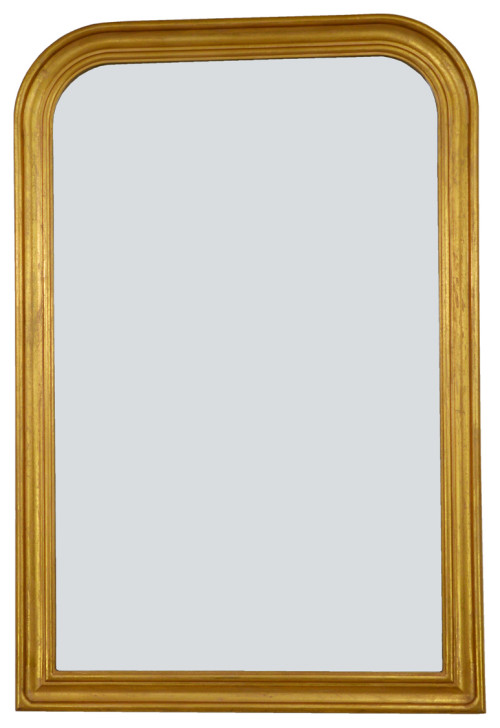 Nova Gold Leaf Louis Philippe Mirror